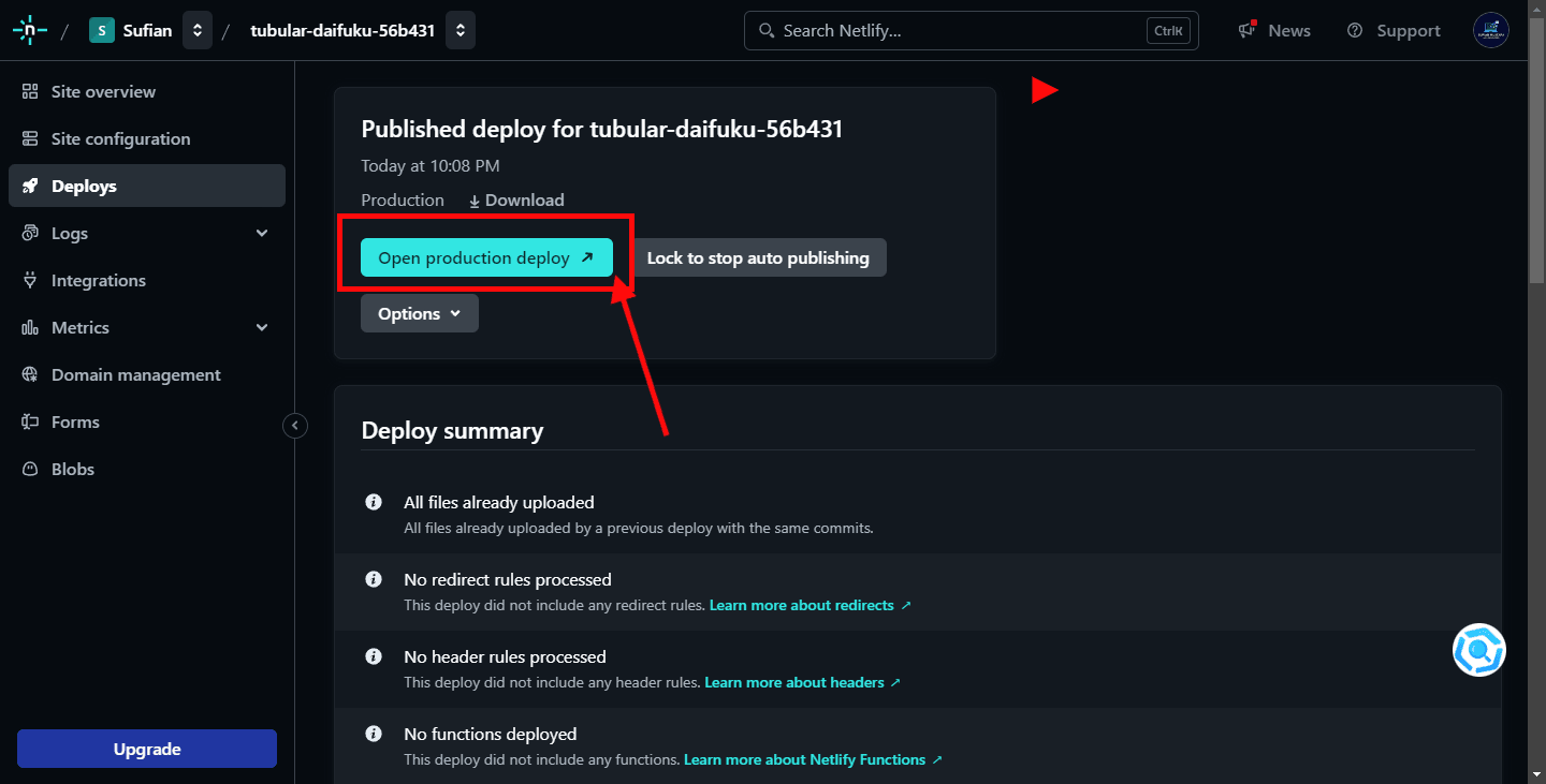 Access Your Site
